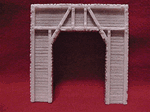 Pre-Size 101 HO Tunnel Portal Single Track Timber