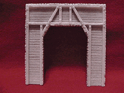 Pre-Size 101 HO Tunnel Portal Single Track Timber