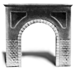 Pre-Size 106 HO Tunnel Portal Double Track Cut Stone