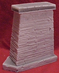 Pre-Size 132 HO Single Deck Bridge Pier 30' Old Concrete