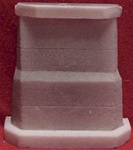 Pre-Size 145 HO Single Deck Bridge Abutment 30' Smooth Concrete