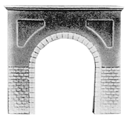 Pre-Size 205 N Single Track Tunnel Portal Cut Stone