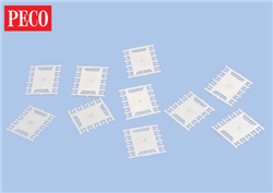 Peco IL-120 HO Third Rail Conductor Mounts Code 60 Rail Pkg 100