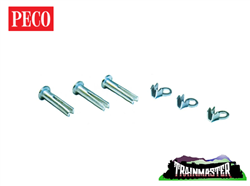Peco PL-18 Studs & Tag Washers for Turntable Motor Operation