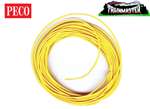 Peco PL-38Y 3 Amp 16-Std Wire Yellow