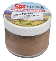 Peco PS-360 Brake Dust and Rust Weathering Powder