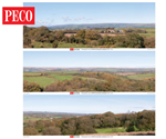 Peco SKP-04 Backscene Photographic Background 95 x 13" Countryside