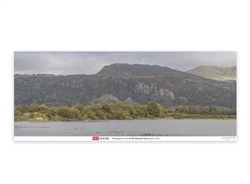 Peco SKP07 Backscene Photographic Background 95 x 13" 240 x 33.3cm Mountain Scene