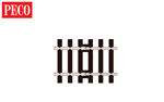 Peco SL-116 HO Code 83 to 100 Transition Track pkg(4)