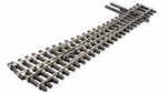 Peco SL-1551 HOn3 Code 70 Turnout Streamline Right Hand Unifrog