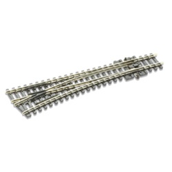 Peco SL-396 N Code 80 Medium Radius #6 Turnout Streamline Left Hand Insulfrog