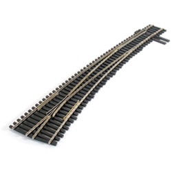 Peco SL-8377 HO North American-Style Code 83 #7 Curved Turnout Streamline Left Hand Insulfrog