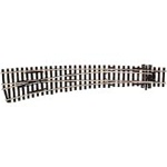 Peco SL-87 HO Code 100 Curved Double Radius Turnout Streamline Left Hand Insulfrog