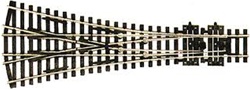 Peco SL-99 HO Code 100 Medium Radius Three-Way Turnout Streamline Insulfrog