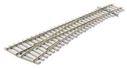 Peco SL-E1096 HO Streamline Code 75 OO/HO Medium Radius Turnout w/Concrete Ties Left Hand