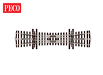 Peco SL-E1490 HO HOm 12mm Meter Guage 75 Nickle Double Slip