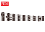 Peco SL-E188 HO Code 75 Streamline Large Radius Turnout Right Hand Electrofrog