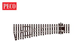 Peco SL-E192 HO Code 75 Streamline Small Radius Turnout Left Hand Electrofrog