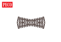 Peco SL-E193 HO Code 75 Streamline Track Crossing Short Electrofrog