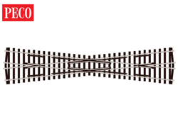 Peco SL-E194 HO Code 75 Streamline Long Crossing With Electrofrog