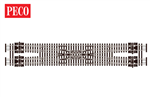 Peco SL-E383F N #6 Scissor Cross Code 55 Medium Crossing