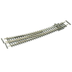 Peco SL-E386F N Code 55 Medium Radius Curved Turnouts w/ Electrofrog Right Hand