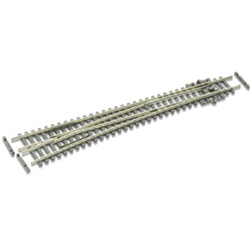 Peco SL-E389F N Code 55 #8 Left-Hand Turnout Long 36" Radius Electrofrog