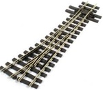 Peco SL-E496 HOn3 HOe HOn2-1/2 HOn30" Narrow Gauge Electrofrog Turnout w/Code 80 Rail Left Hand