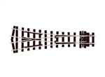 Peco SLE597 On30 Code 100 Medium Radius Wye Turnout Streamline Electrofrog