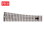 Peco SL-E791FB O Code 143 US Profile Flat Bottom Rail Right Hand Turnout