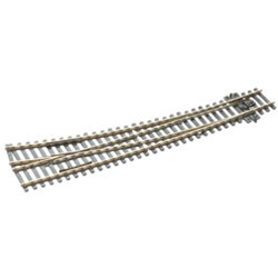 Peco SL-E86 HO Code 100 Curved Double Radius Turnout Streamline Right Hand Electrofrog