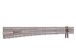 Peco SL-U7082 HO Code 70 #8 Turnout Unifrog Left Hand
