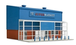 Peco SS-M310 HO Supermarket Facade/Front Entrance Wills Fits Concrete Industrial/Retail Building