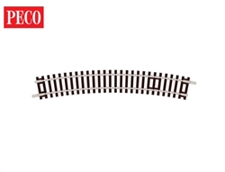 Peco ST-14 N Code 80 Standard Curve Track 10-3/8" Radius 22-1/2 Degree