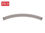 Peco ST-15 N Code 80 Double-Curve Track 10-3/8" Radius 45 Degrees
