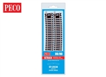 Peco ST-2038 HO Code 100 Nickel Special 37561 Degree Curve Setrack 33-27/32" Radius Pkg 2
