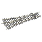 Peco ST-247 HO Code 100 Setrack Medium-Radius Wye Insulfrog 6-11/16" Long 33-27/32" Radius