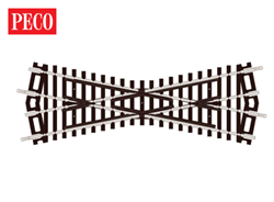 Peco ST-250 HO Crossing Code 100 Medium 22-1/2 Degree