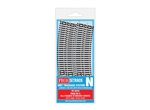 Peco ST-3016 N Code 80 Standard Curve Setrack Radius 3 298.5mm 22.5 Degree pkg (8)