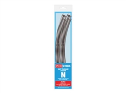Peco ST3017 N Code 80 Double Curve Setrack Radius 3 298.5mm 45 Degree pkg 4