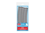 Peco ST-3018 N Code 80 Standard Curve Setrack Radius 4 333. 22.5 Degree pkg (8)
