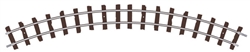 Peco ST-412 HOn30 OO-9/HOe Curved Track Setrack #1 9" Radius 45 Degree Sections Double Sections Pkg 4 