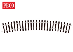 Peco ST-725 O Peco Setrack Section Straight 16" Radius Pkg 8
