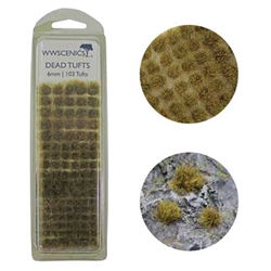 Peco W3TDE6 Grass Tufts 1/4" Dead pkg 103