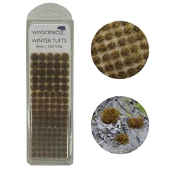Peco W3TWI4 Grass Tufts 5/32" Winter pkg 103