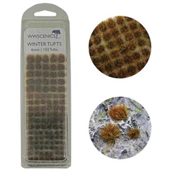 Peco W3TWI6 Grass Tufts 1/4" 6mm Winter pkg 103 