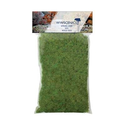 Peco WSG2003 Static Grass 3/32" 2mm Fibers Spring 1.8oz 50g