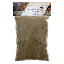 Peco WSG2039 Static Grass 3/32" 2mm Fibers Patchy 1.8oz 50g