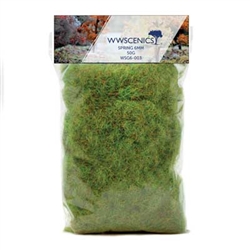 Peco WSG6003 Static Grass 1/4" 6mm Fibers Spring 1.8oz 50g