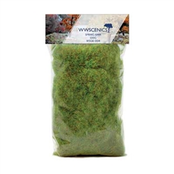 Peco WSG6004 Static Grass 1/4" 6mm Fibers Spring 3.5oz 100g